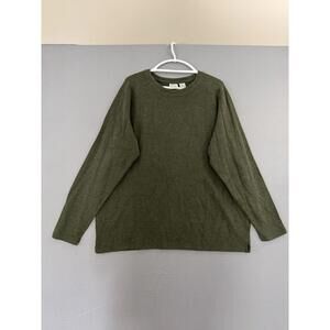 Vintage Field Gear Green Pullover Sweatshirt Men’s XL Tall XLT Crew Neck Sweater